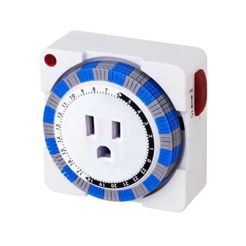 US 24hrs Mechanical Plug in Timer