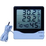 Temperature Humidity Clock with probe