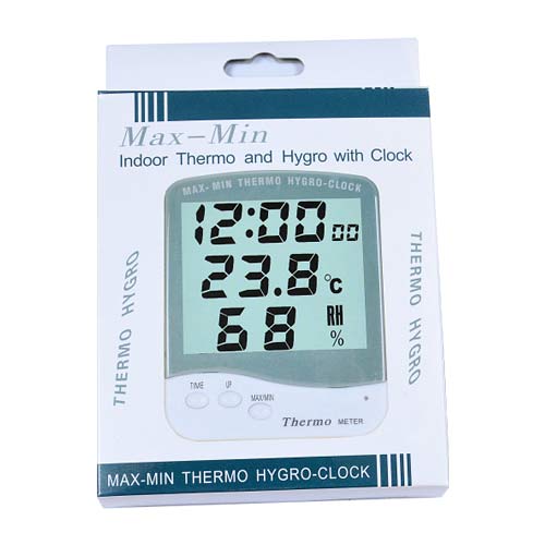 Max-Min Thermo Hygro-Clock