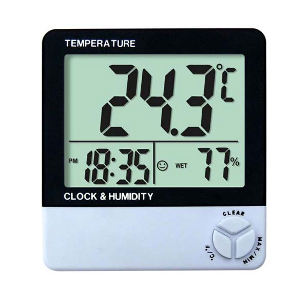 Humidity and Temperature Clock Meter